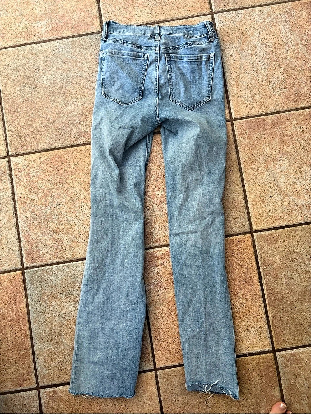 Garage Low Rise Flare Jeans Blue Waist 25